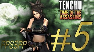 TENCHU TIME OF THE ASSASSINS AYAME PSP ALL GRAND MASTER PART 5 [upl. by Anned]