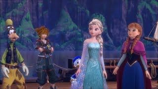 Kingdom Hearts III  Arendelle No Commentary [upl. by Enelrae]