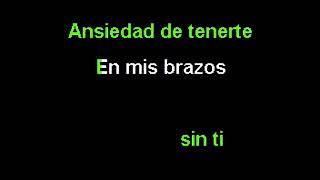 ANSIEDAD KARAOKE CANTALA COMO ALBERT HAMONND [upl. by Denby]