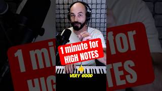 1minute SING HIGHER Simple Trick Studiobricks shure [upl. by Adan850]