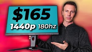 Are Under 200 1440p 180Hz IPS Gaming Monitors any good PG27QFT2A Review [upl. by Norat]