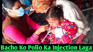 Bacho ko polio ka injection laga  Bhattparivaar [upl. by Laved]