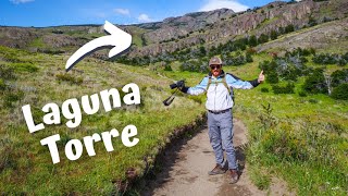 Sendero a LAGUNA TORRE Trekking en EL CHALTÉN Patagonia Argentina [upl. by Colwen402]