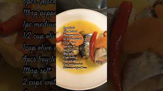 Spanish Sardines using Mackerel🐟 cooking spanishsardines homecook [upl. by Anitahs]