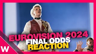 Eurovision 2024 odds Croatia and Israel favourites to win grand final [upl. by Nanek]