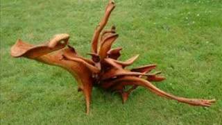 Leafy Dragon II Juniper Sculpture Wood Carving [upl. by Chalmer]