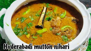 Nihari🤤hydrabadi nihari recipewinter special most delicious nihari recipesubscribenihariwinter [upl. by Lynnett150]