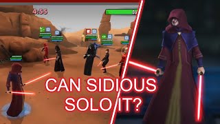 Darth Sidious Solo Datacron Testing [upl. by Leuqer]