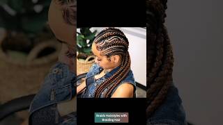 Braids Hairstyles with Braiding Hair shorts hairstyles braiding braids cornrows [upl. by Temirf]