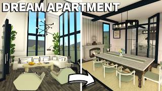 BUILDING MY DREAM APARTMENT In BLOXBURG [upl. by Atinihc]