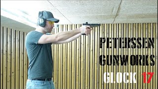 Peterssen Gunworks Glock 17 Custom Umbau 9x19mm  Schusstest amp erste Eindrücke [upl. by Lleuqar]