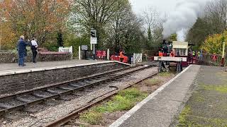 1450 and Autocoach no232 arrive into Bitton on a service which terminates at Bitton 031124 [upl. by Arinay]