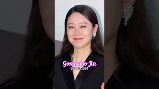 Gong Hyo Jin evolution from 2001 to 2024 [upl. by Tabib]