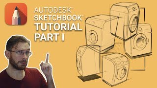 Sketchbook Pro Tutorial Part 1 [upl. by Aenad]