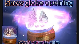 SNOW GLOBE OPENING  WoT Blitz [upl. by Anner16]