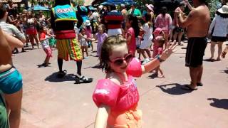 Dance Party on Castaway Cay  Disney private island [upl. by Anneiv]