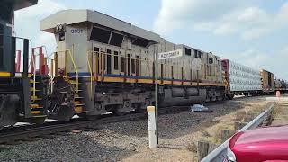 CN 3177 M342 at Ladysmith WI feat theatsfrailfan2926 on 72724 [upl. by Mok]