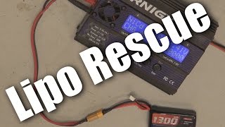 How to recharge a fully flat lipo lithium polymer battery [upl. by Asserac]