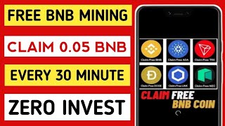 Bnb withdrawal with Zero investment  BNB earning site  NEW BNB CLOUD MINING SITE 2024 [upl. by Whall897]