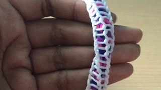 Spirilla Bracelet DNA bracelet  Rainbow Loom [upl. by Laeria]