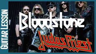 Judas Priest  Bloodstone  Guitar Lesson Tutorial [upl. by Jeffery]