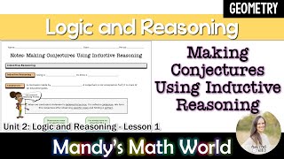 Making Conjectures Using Inductive Reasoning [upl. by Nesline]