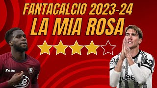 LA MIA PRIMA ROSA AL FANTACALCIO 202324 [upl. by Byrdie993]