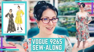 Vogue 9265 SewAlong  How ToHow I  Tips amp Tricks On Handling A Sheer Fabric With A Full Lining [upl. by Ennayoj]