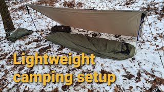 Bivvy bag camping setup [upl. by Aramoy658]