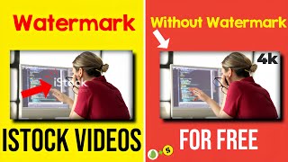 How To Download Istock Videos amp Images Without Watermark  For Youtube Videos [upl. by Nerot]