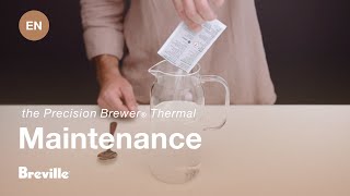 the Breville Precision Brewer® Thermal  How to descale your coffee maker  Breville CAEN [upl. by Merwin]