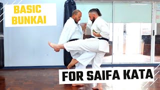 Basic Saifa bunkai for grading Goju Ryu [upl. by Affra]