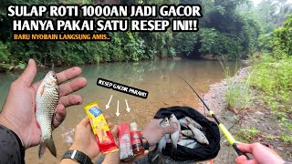 MANCING PUTIHAN JADI MUDAH PAKAI RESEP INI Mancing wader pakai umpan roti KLIK dan ESSEN RS31 [upl. by Ellened]