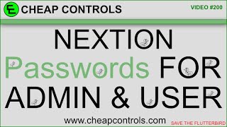 200 Nextion tutorial dual passcodes eeprom programs vis COMMANDS GALORE [upl. by Trotta]