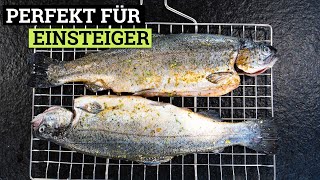 Fisch grillen  Forellen perfekt zubereitenInkl Anleitung [upl. by Novyad930]