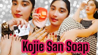 දවස් 7 න් සුදු වෙන කොජික් සබන් කැටේ මූන ඇග 2කමKojie San Soap Review Sinhala [upl. by Aline]