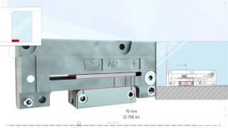 MUNDUS  Patch fittings for toughened glass assemblies  Installation animation [upl. by Dnilazor840]