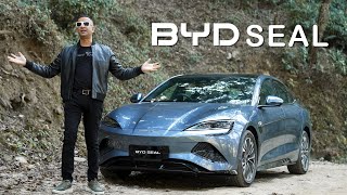 BYD Seal Electric Vehicle Review  बिजुली गाडी  Lokesh Oli [upl. by Esekram]