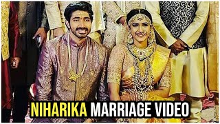 Niharika Konidela Marriage Video  Niharika Wedding Exclusive Video  Nischay [upl. by Akins740]