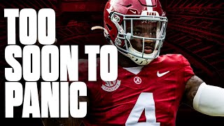 Why Alabama Football Fans SHOULD NOT PANIC  Alabama vs Vanderbilt Reaction [upl. by Itin345]