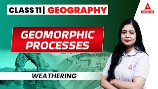 Weathering  Geomorphic Processes  Class 11 Geography Chapter 6  Anushya Mam [upl. by Izaak]