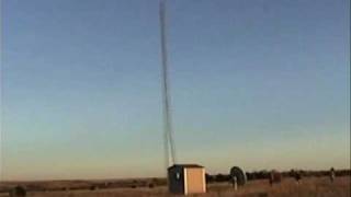 Radio Tower Collapses After Guy Wires Are Cut [upl. by Inga]