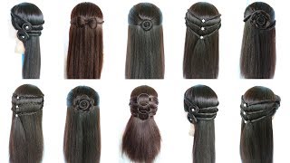 easy and beautiful hairstyles for girls  hair style girl  hairstyles for girls  hairstyle [upl. by Prochoras]