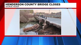 Tuesday’s storms force closure of 70yearold Henderson Co bridge [upl. by Nerti]