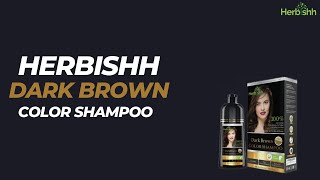 Sylvia reveals the truth about Herbishh Dark Brown hair color shampoo  Herbishh [upl. by Yrellam]