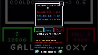 Galleon Foxy showcase  Five Nights TD [upl. by Euqinobe]