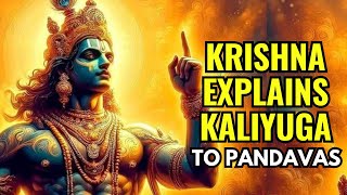 Krishna Explains Kaliyuga To Pandavas [upl. by Ilyah929]