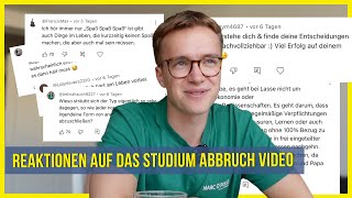 Die Reaktionen auf meinen Studienabbruch  Lasse Halisch [upl. by Reinhold789]