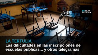 Las dificultades en las inscripciones de escuelas públicas y otros telegramas [upl. by Akinar]