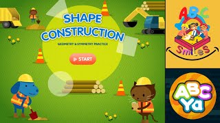 ABCYA  Shapes Construction Geometry amp Symmetry Puzzle Game [upl. by Mochun20]